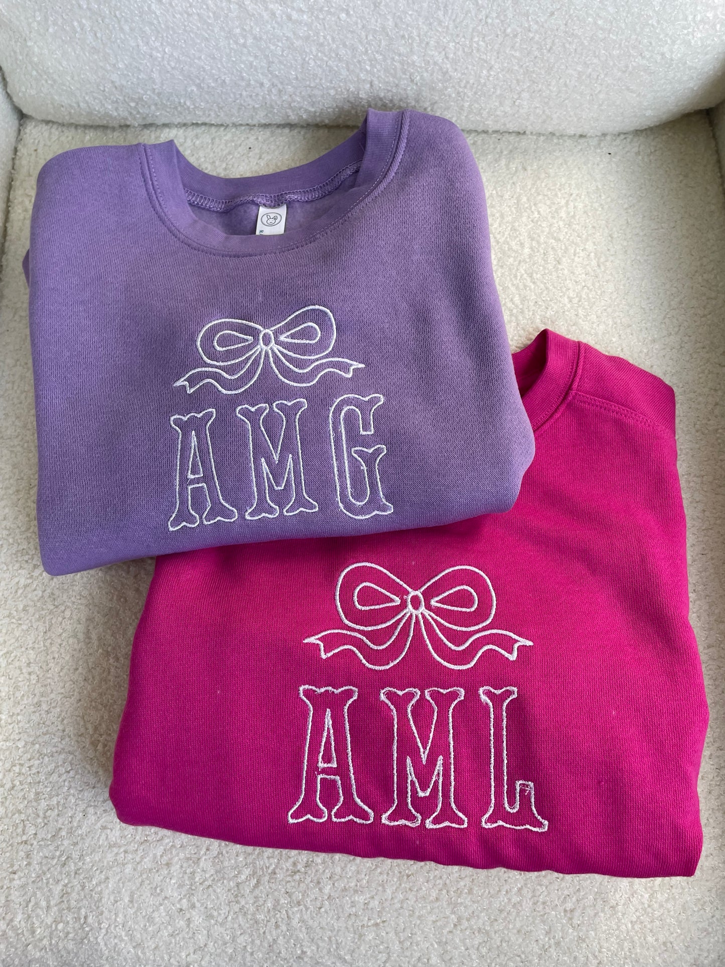 Bow sweatshirt