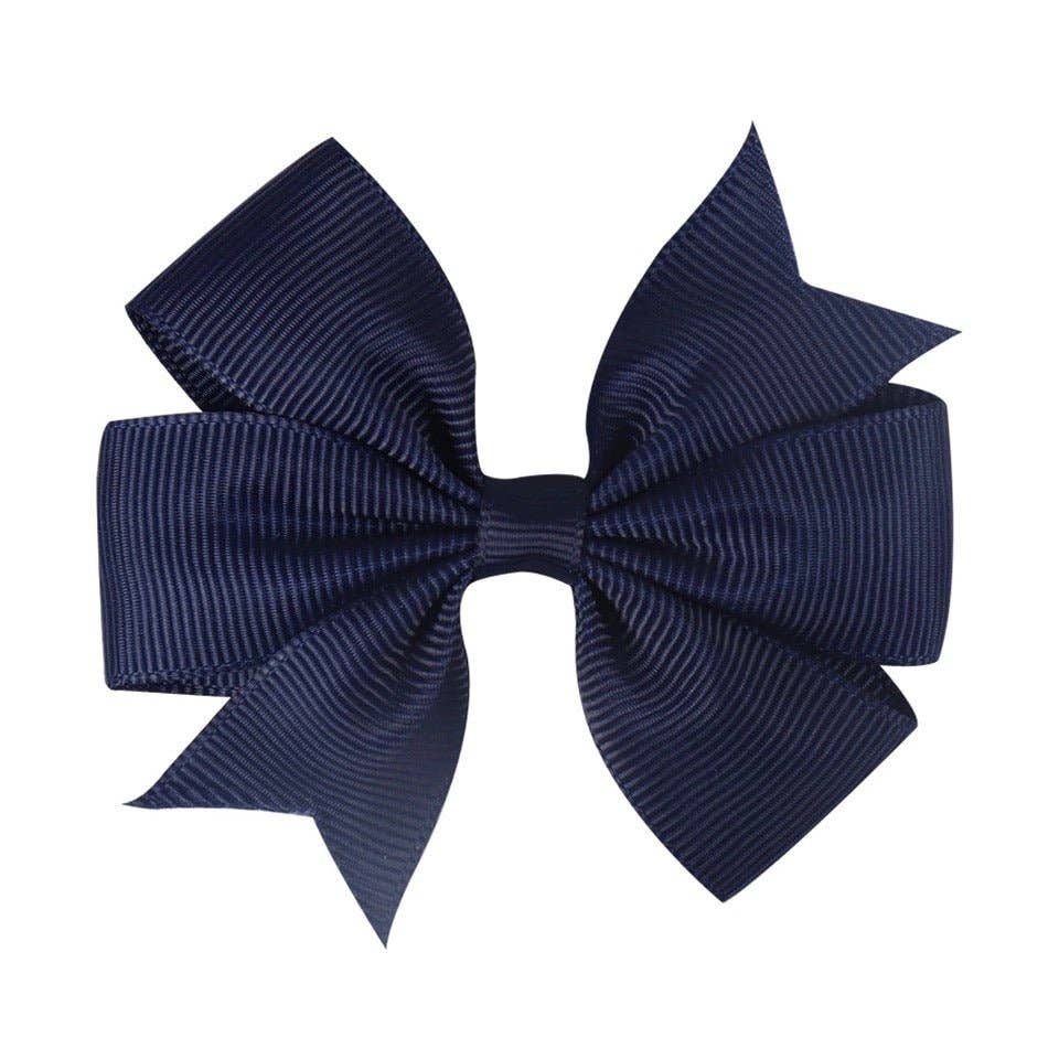 Single 3" Pinwheel Bows: White