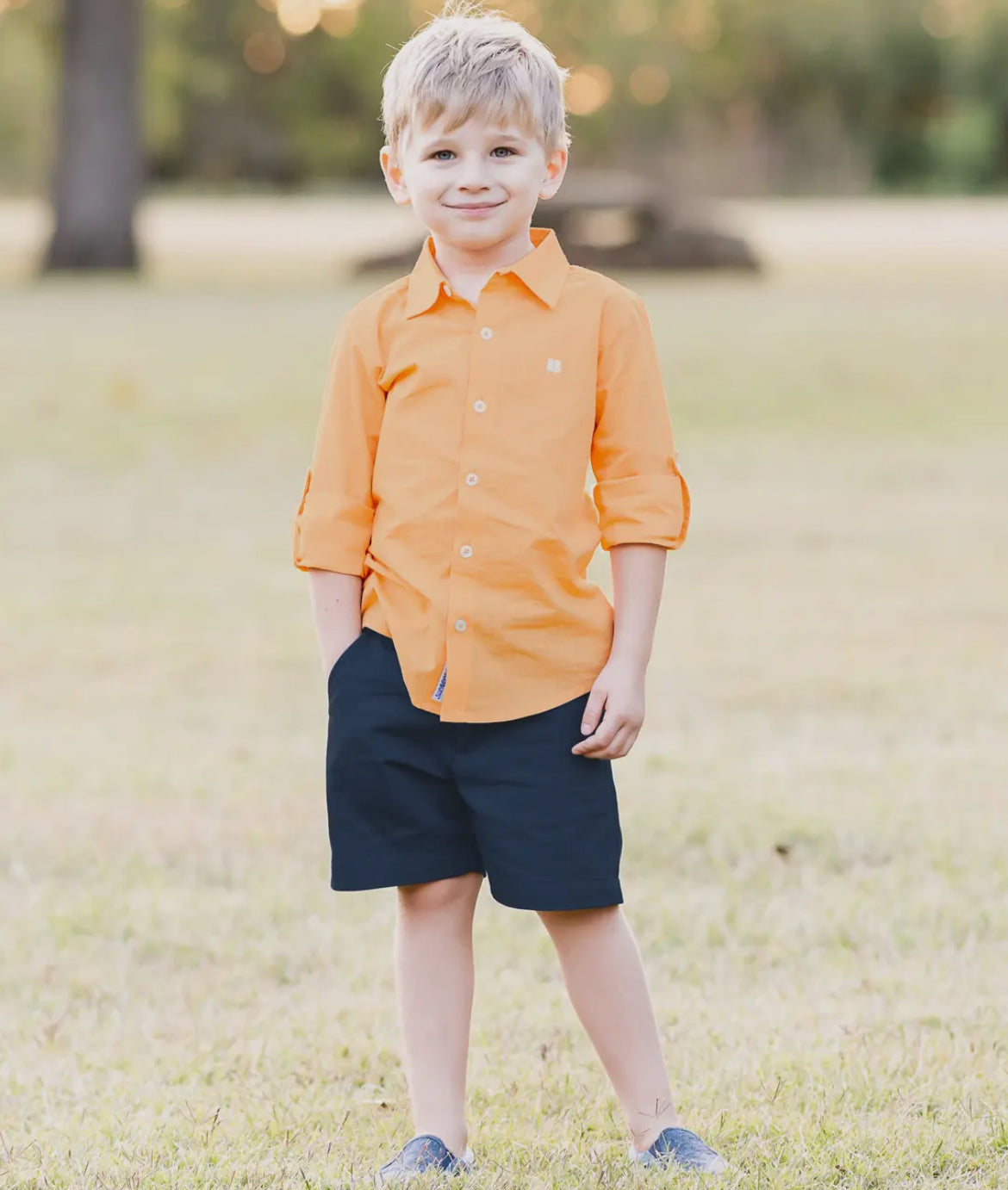 Ruffle Butts X Rugged Butts Navy blue Chino Shorts