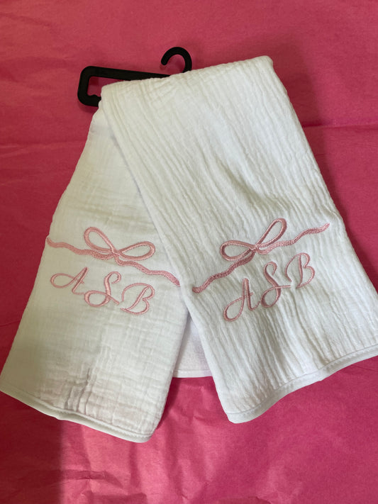 Customs Burp cloths
