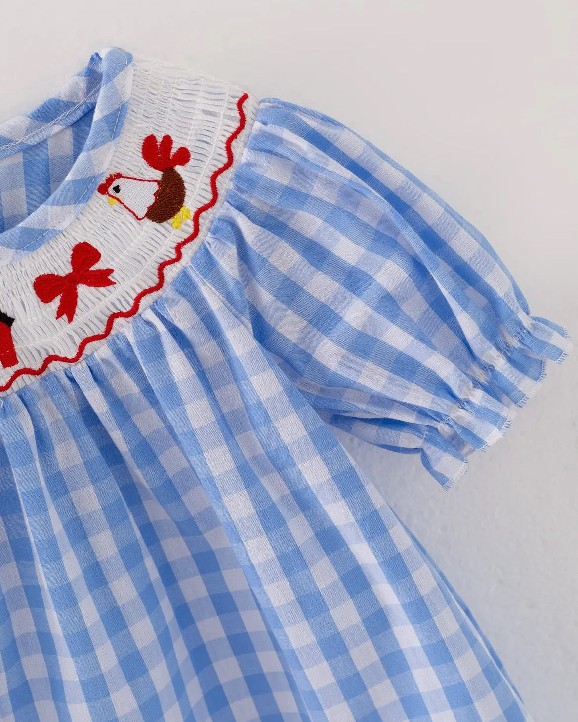 Smocked Farm Embroidered set