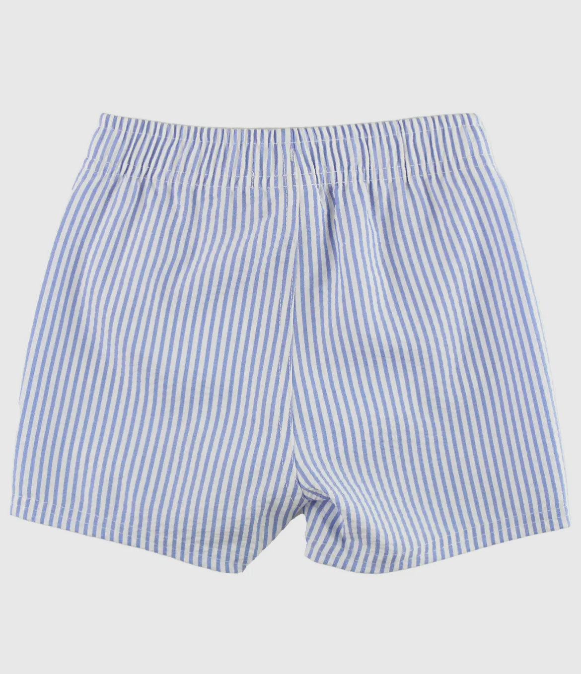 Ruffle Butts X Rugged Butts Seasucker Swim trunks