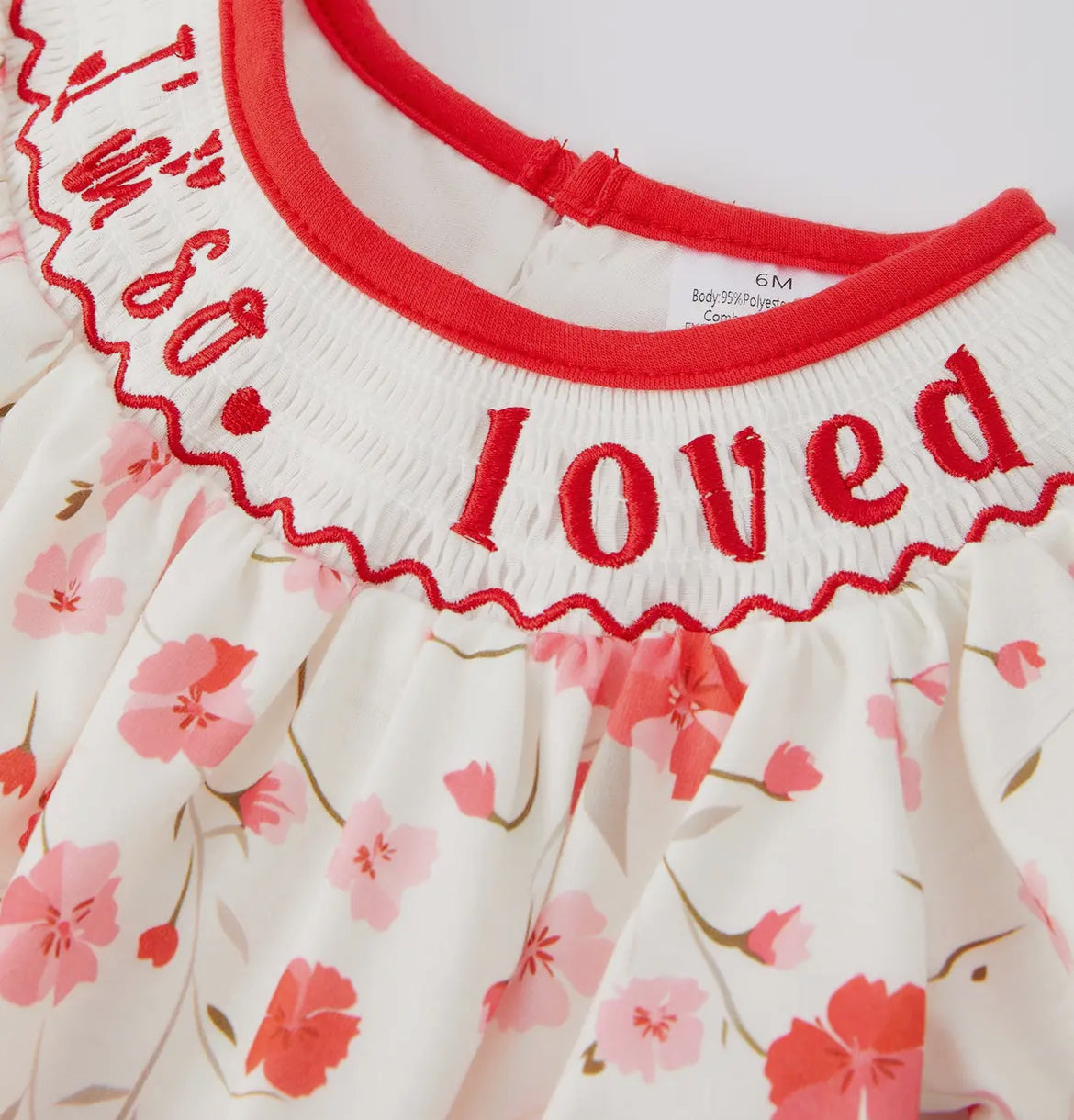 I’m so Loved bubble romper