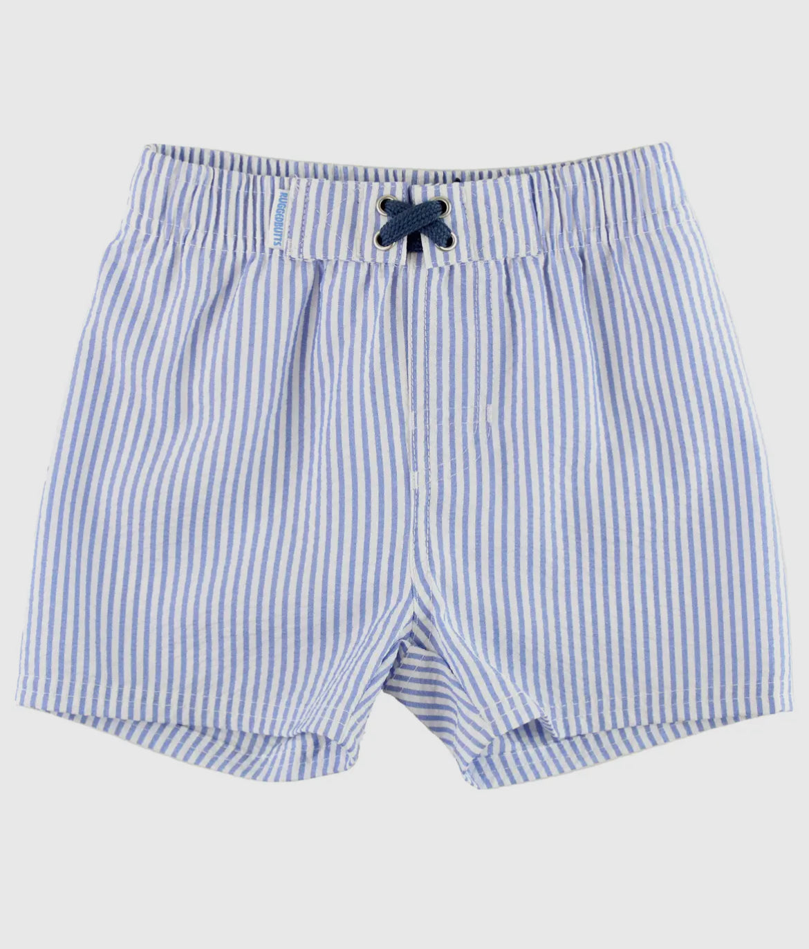 Ruffle Butts X Rugged Butts Seasucker Swim trunks