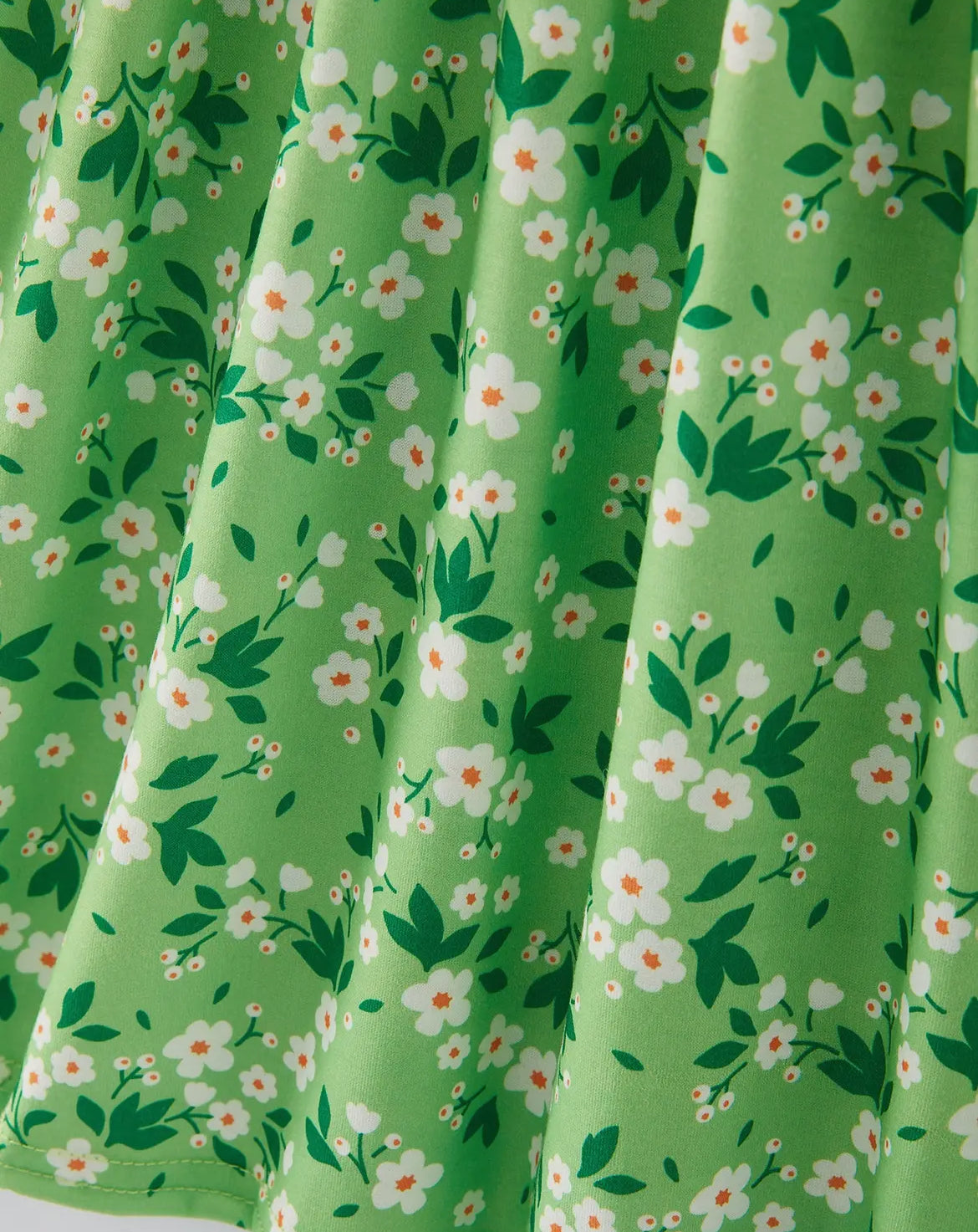 Smocked Embroidered Four leaf clover Dress