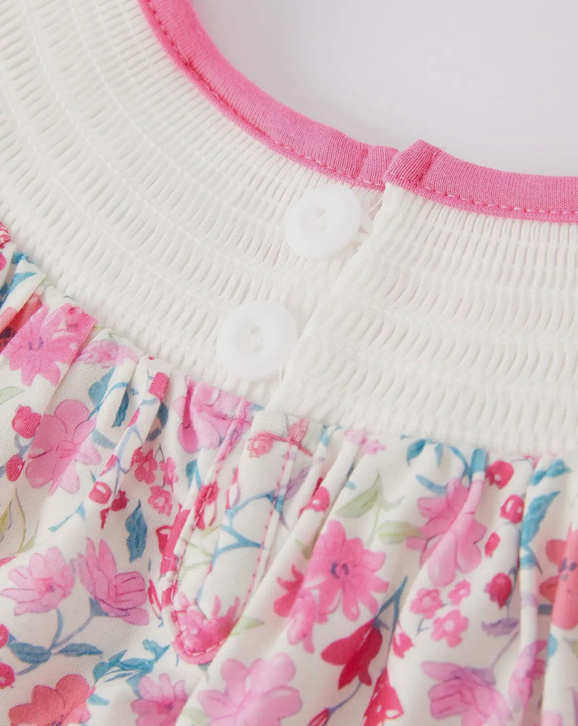 Smocked Embroidered Heart Dress
