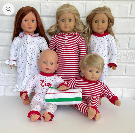 Preorder doll Christmas outfits